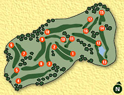Vale da Pinta Golf Course map